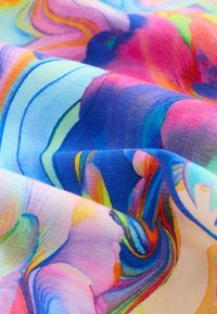 Unausgewählt, orange blue floral