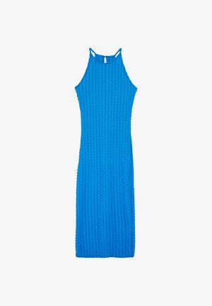 Koton, HALTER NECK COLUMN DRESS . - Robe longue - blue