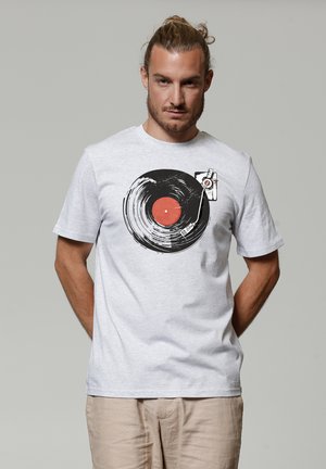 T-shirt imprimé - cool heather grey