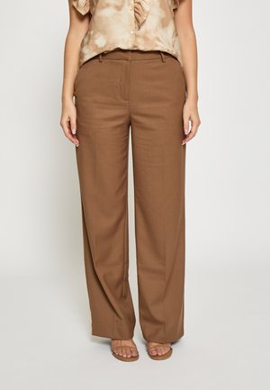 ELVERA MID WAIST  - Broek - tan