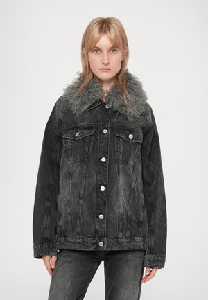 OVERSIZED JACKET - Denim jacket - black vein