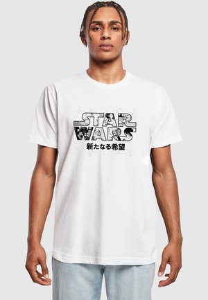 MERCHCODE STAR WARS ANIME  - T-Shirt print - white