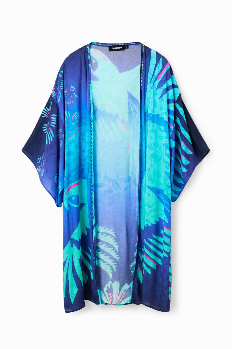 Desigual Lichte jas donkerblauw