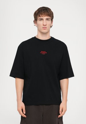 SNAKE EMBROIDERY TEE - Print T-shirt - black