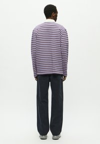 DOUBLE A BY W.W. LANDON - Bluză cu mânecă lungă - minimal gray stripe