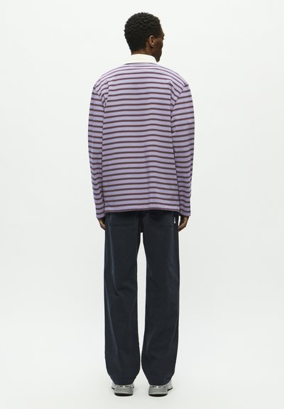 WOOD WOOD WWLANDON 25215 - T-shirt à manches longues - minimal gray stripe