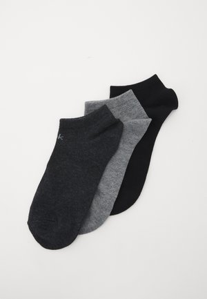 WOMEN LINER LOGO 3 PACK - Socken - grey combo