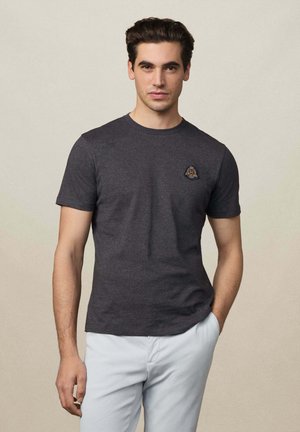 Hackett London Osnovna majica kratkih rukava - dark grey marl