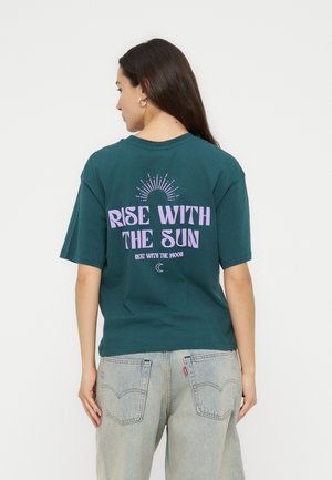 Even&Odd, T-shirt con stampa - dark green