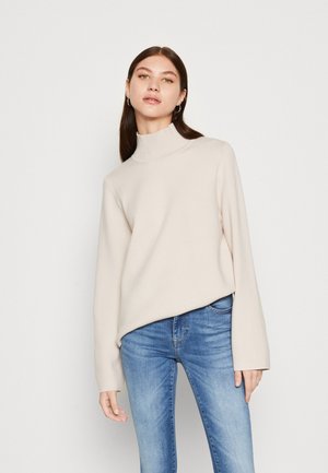 OBJREYNARD HIGH NECK - Jumper - taupe