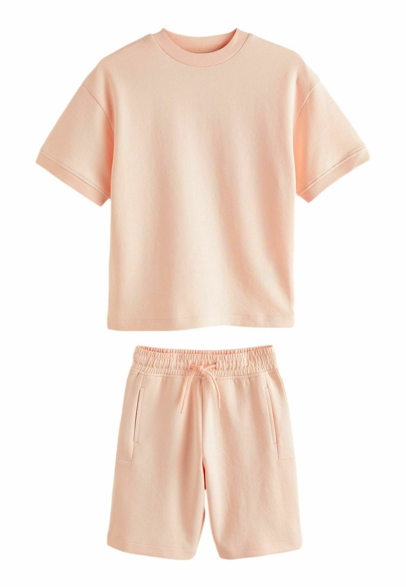 Next - RELAX FIT HEAVYWEIGHT SET - Pantaloni sportivi - peach, Ingrandire