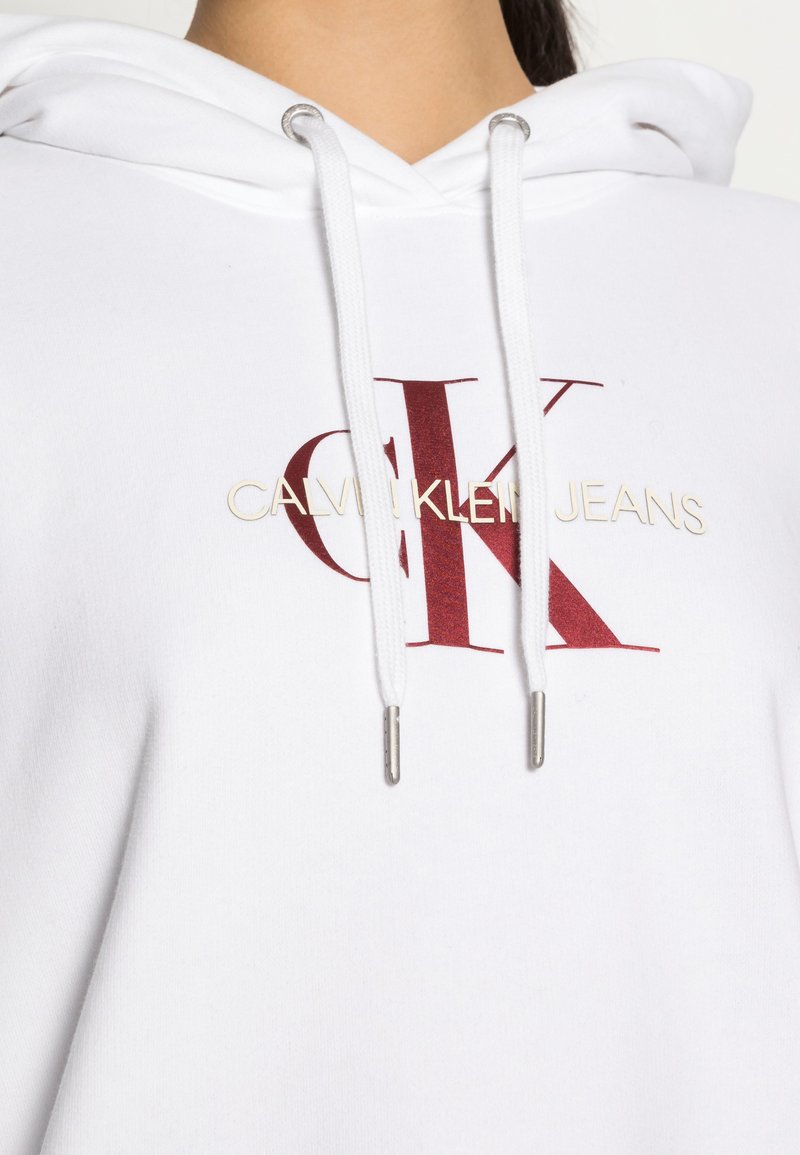 Damen Sweatshirts | Calvin Klein Jeans MID SCALE MONOGRAM HOODIE Sweatshirt bright white/weiß - DE37590 Damen Sweatshirts | Calvin Klein Jeans MID SCALE MONOGRAM HOODIE Sweatshirt bright white/weiß - DE37590