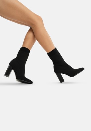 Botines de tacón - schwarz