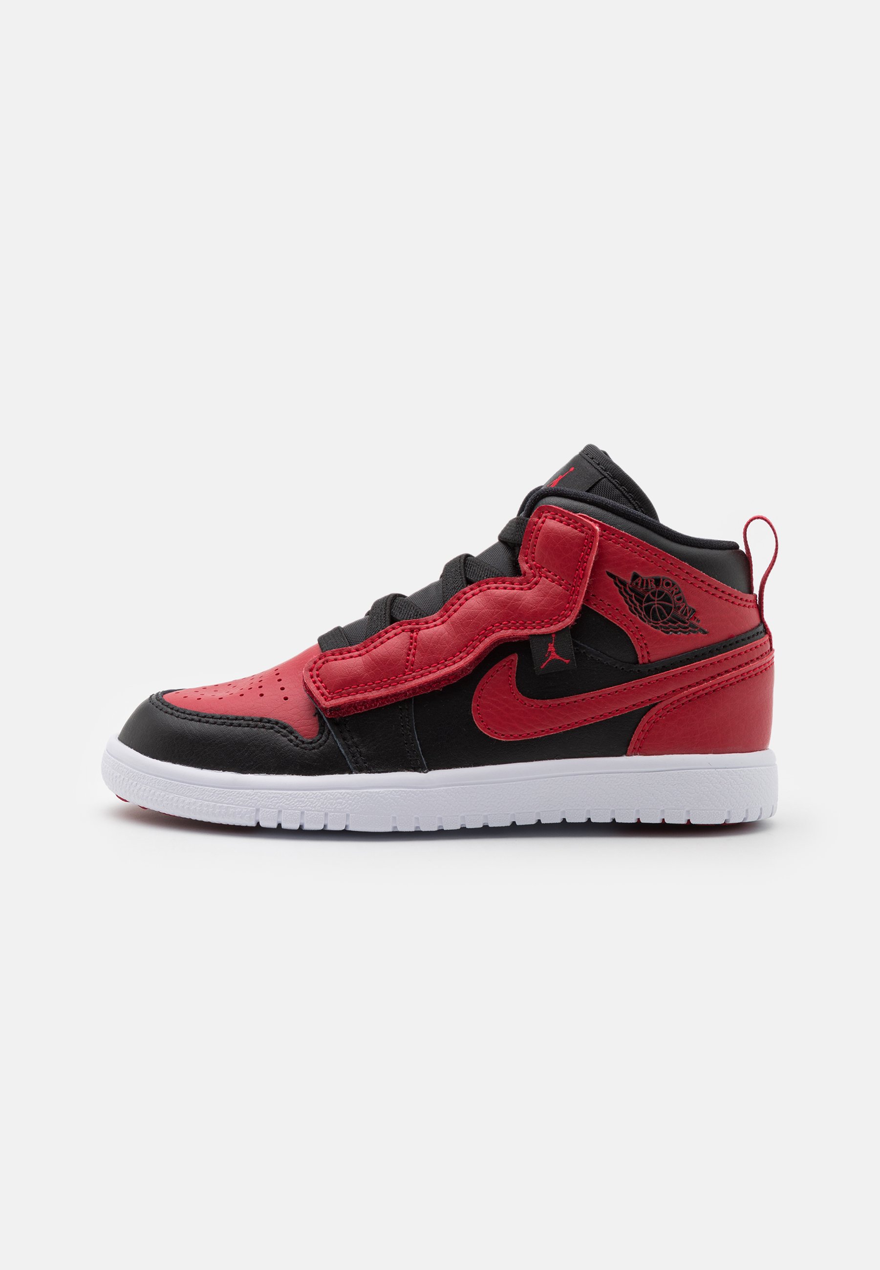 Jordan 1 MID ALT UNISEX - Basketball shoes - black/gym red/white/black -  Zalando.de