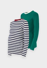 2 PACK  - Top s dlouhým rukávem - blue\green