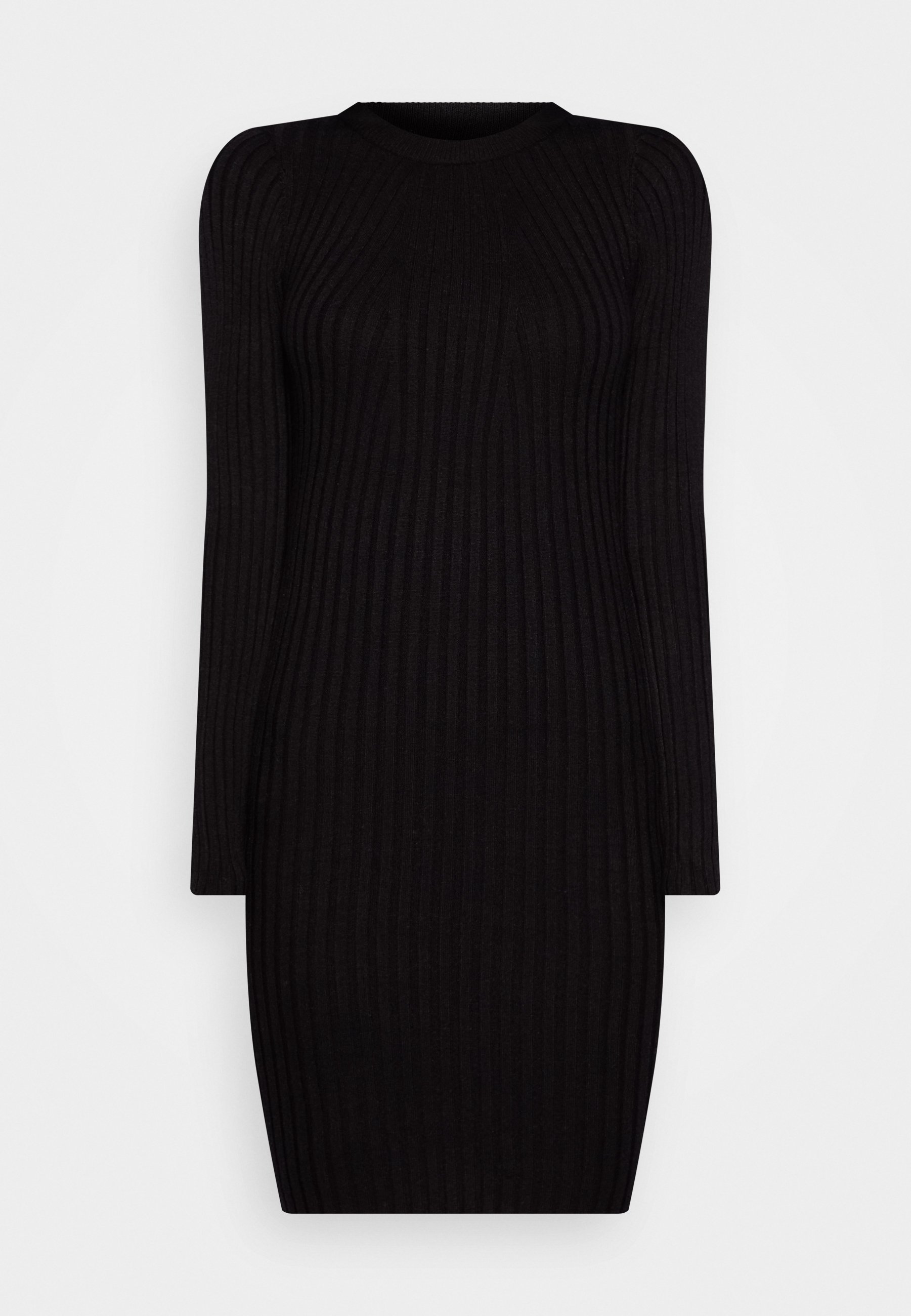 VERO MODA Damenkleid – Figurbetont, Rippstrick, über Knie – Elegant & Einfach