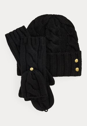 Lauren Ralph Lauren, SET - Bonnet - black