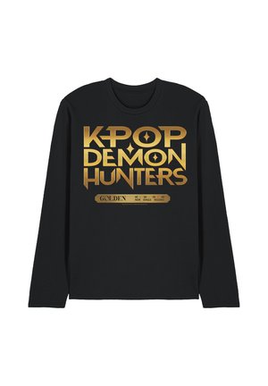 NETFLIX, KPOP DEMON HUNTERS GOLDEN TOUR COUNTDOWN - Langarmshirt - black