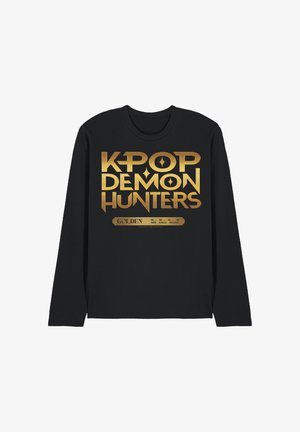 NETFLIX, KPOP DEMON HUNTERS GOLDEN TOUR COUNTDOWN - Langarmshirt - black