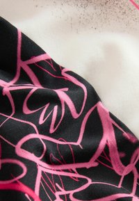 Next REGULAR FIT - Kapuzenpullover - ecru pink graffiti