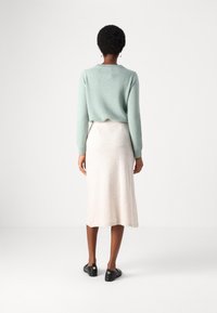 Davida Cashmere A-vonalú szoknya - beige