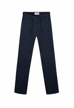 Silbon, PANTALONES JOGGERS CON CINTURA AJUSTABLE - Pantalones - azul marino