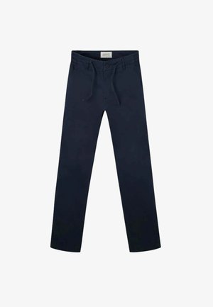 Silbon, PANTALONES JOGGERS CON CINTURA AJUSTABLE - Pantalones - azul marino
