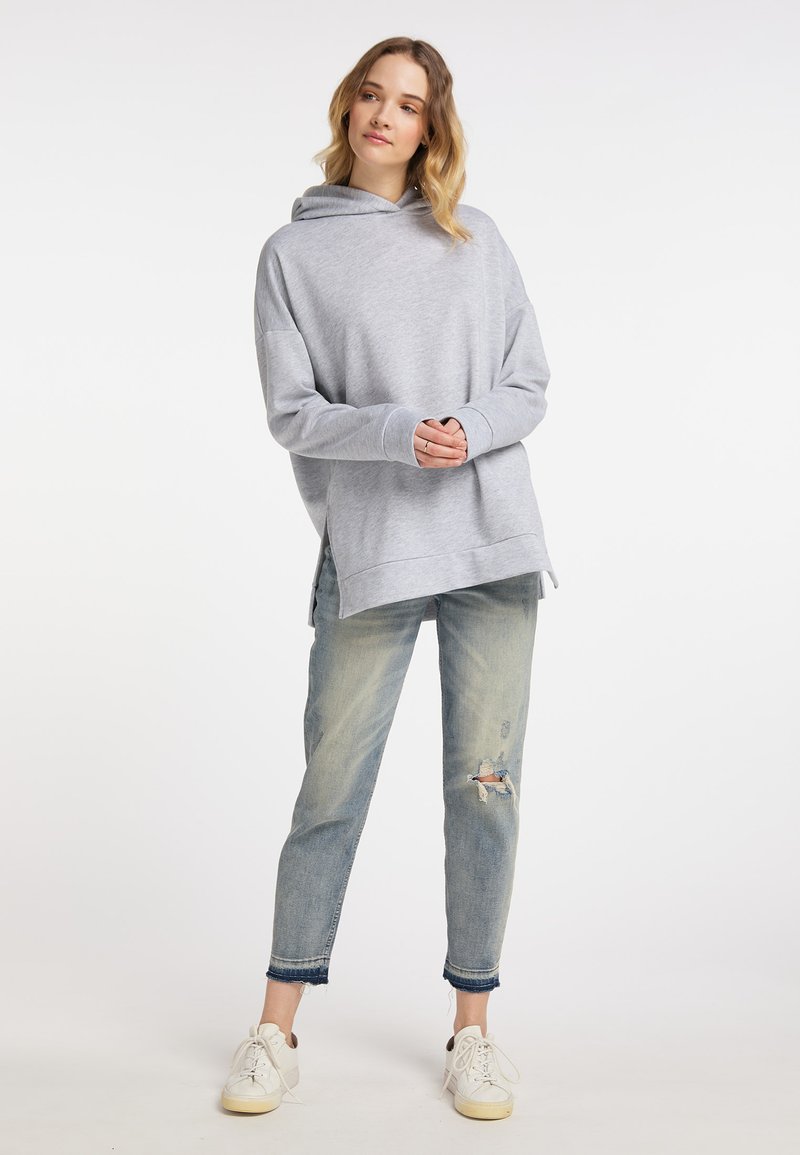 Damen Sweatshirts | DreiMaster DREIMASTER IDEM Kapuzenpullover grau melange/grau-meliert - YU50952 Damen Sweatshirts | DreiMaster DREIMASTER IDEM Kapuzenpullover grau melange/grau-meliert - YU50952