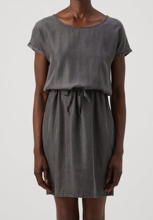 Denim dress - black denim