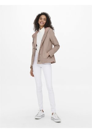ONLY ONLNEWSEDONA LIGHT SHORT JACKET  - Chaqueta fina - mocha mousse melange