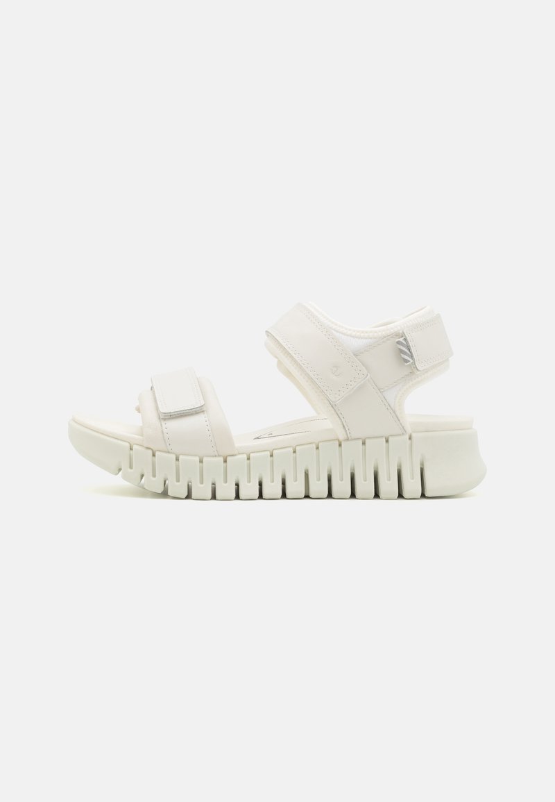 ECCO - GRUUV - Ankle cuff sandals - white, Enlarge