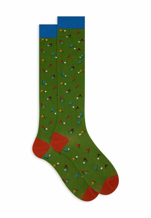 WITH GOLF MOTIF - Socken - cactus