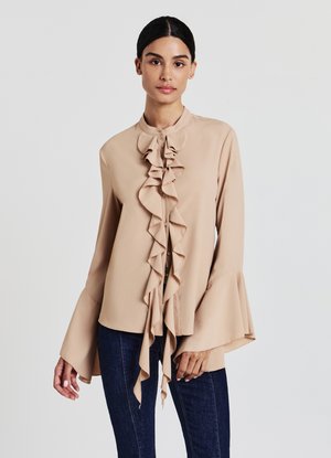 Calliope SERAFINO CON ROUCHES - Button-down blouse - nude