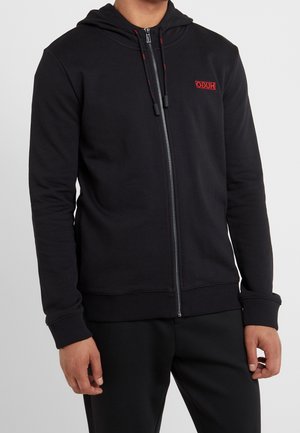 Sudadera con cremallera - black