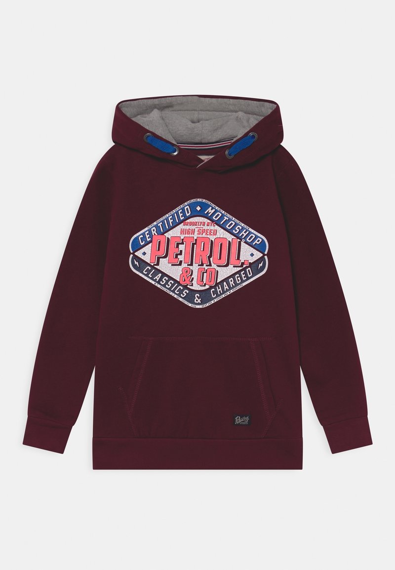 Petrol Industries Felpa con cappuccio - burgundy