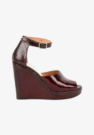 Maison Martin Margiela, Sandales à talons hauts - bordeaux