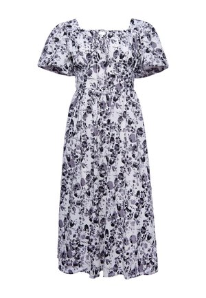 usha Day dress - white multicolor