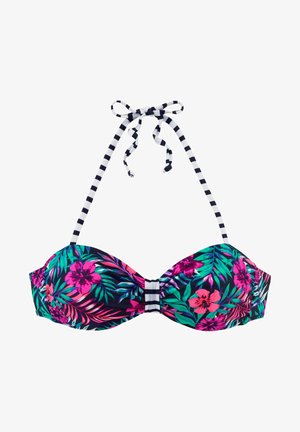 Venice Beach, SUMMER - Bikini top - marine-bedruckt