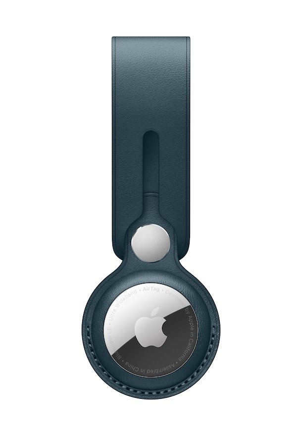 Apple AIRTAG LEATHER LOOP - Sonstige Accessoires - baltic blue/blau ...