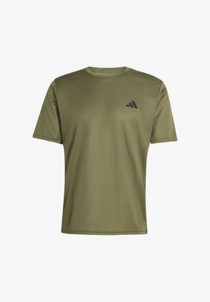 adidas Performance, T-shirt de sport - olive strata/black