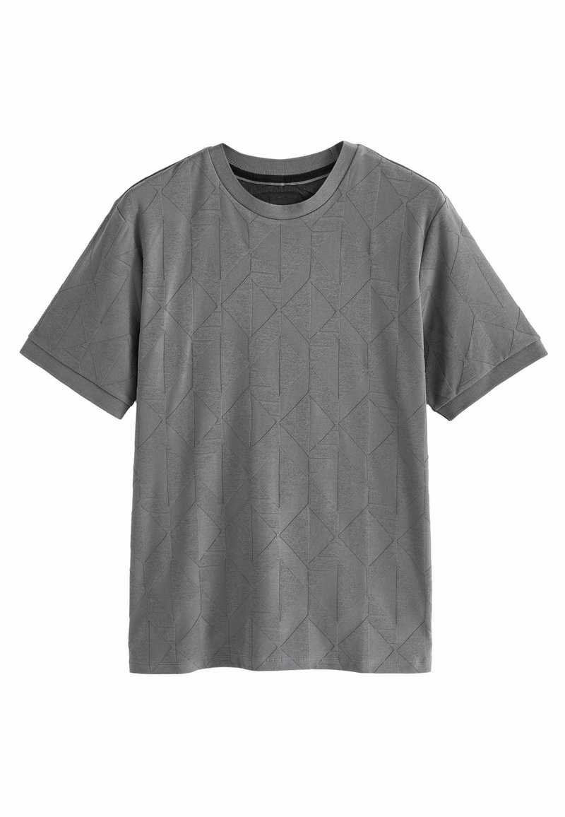 Next TEXTURE REGULAR FIT - Majica kratkih rukava s printom - grey
