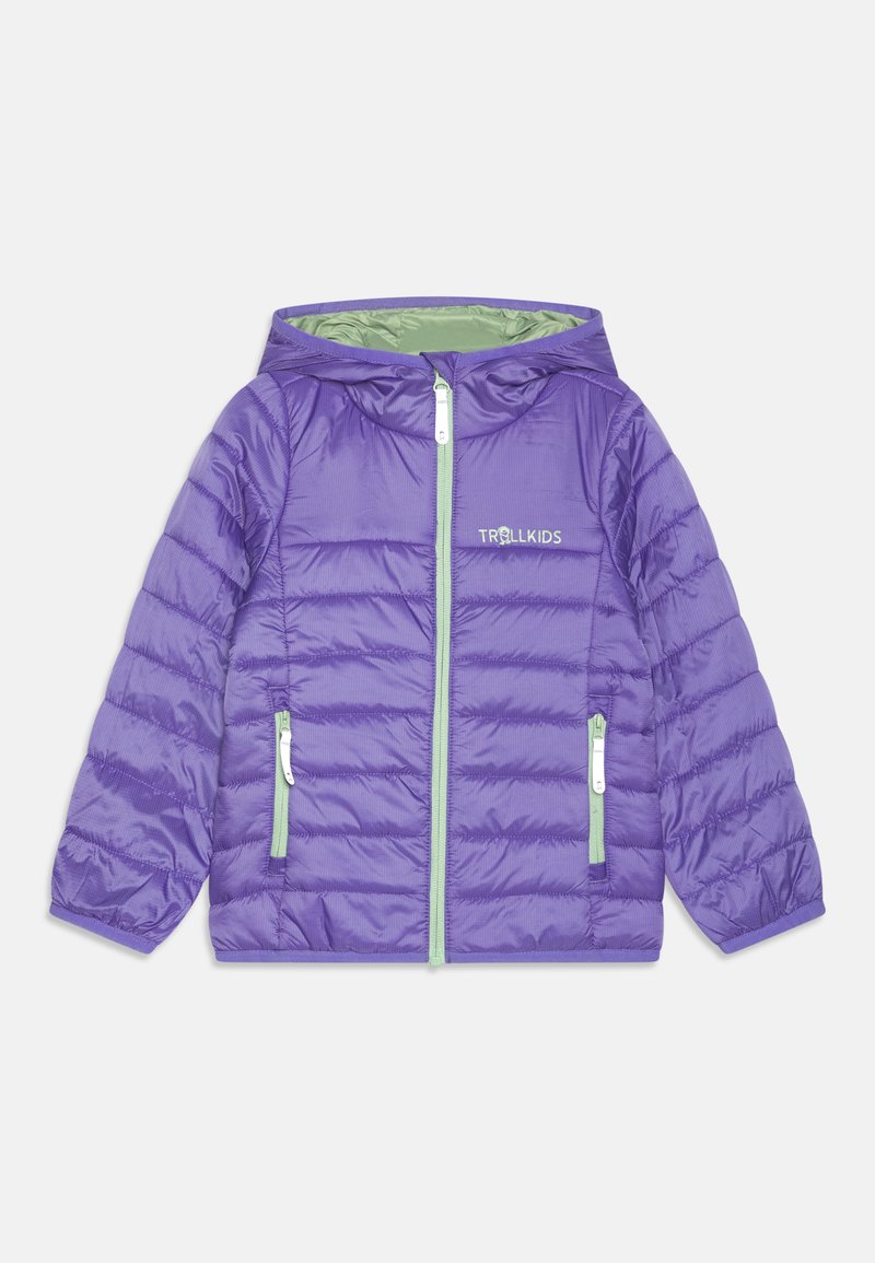 TrollKids - GIRLS EIKEFJORD  - Impermeable - lilac/pistachio green, Ampliar