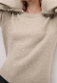 Cream Jersey de punto - beige