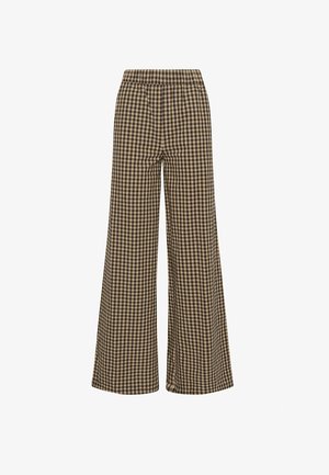 Long Tall Sally, TALL WIDE LEG TROUSERS - Stoffhose - brown