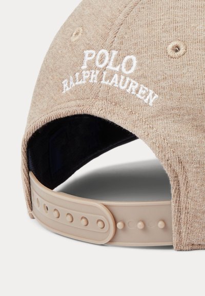 Polo Ralph Lauren DOUBLE KNIT JACQUARD BALL CAP - Sapka - dark taupe heather