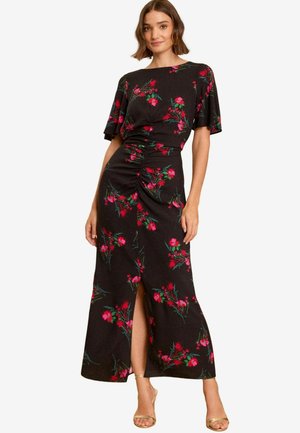 Love & Roses REGULAR FIT - Maxi šaty - black floral