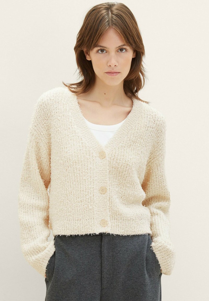 Nicole Triangle Tailor Vest - Beige Melange