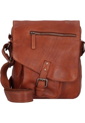 VINTAGE - Cross body bag - chestnut