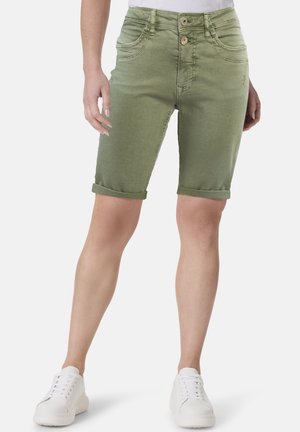 Jeans Shorts - oil green wash