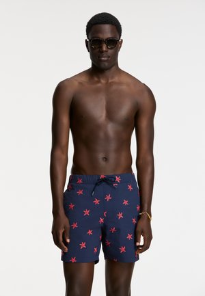 Swimming shorts - blue navy starfish embro